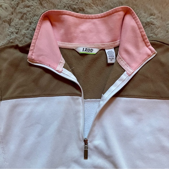 Vintage Y2K IZOD preppy half zip golf tennis classiccore - Picture 3 of 9